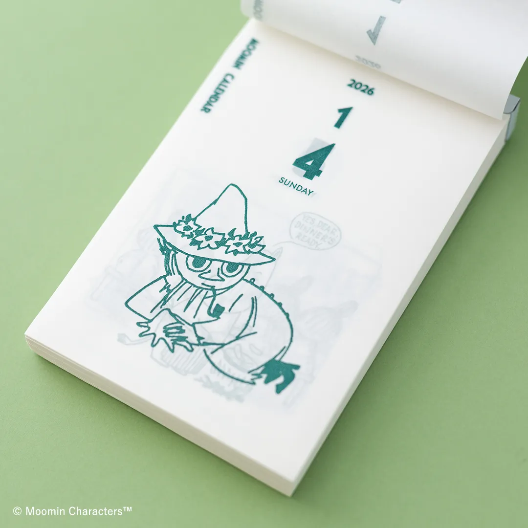 [SALE] 2026 Moomin One-day-a-page Himekuri Calendar (Regular Size) - Image 4