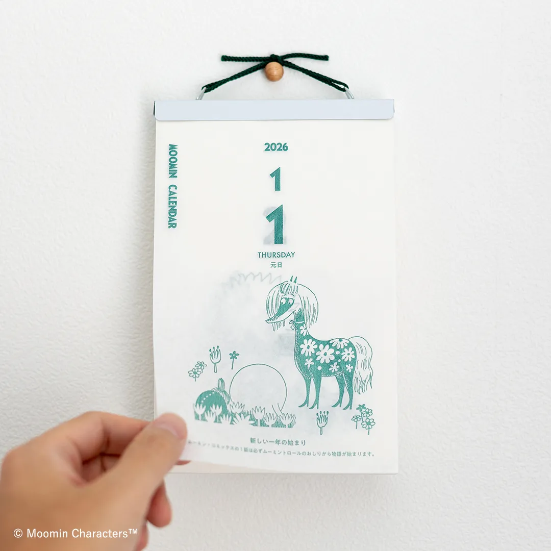 [SALE] 2026 Moomin One-day-a-page Himekuri Calendar (Regular Size) - Image 5