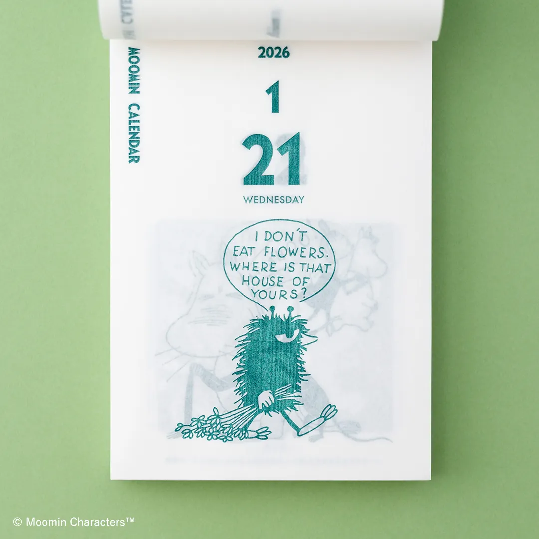 [SALE] 2026 Moomin One-day-a-page Himekuri Calendar (Regular Size) - Image 7