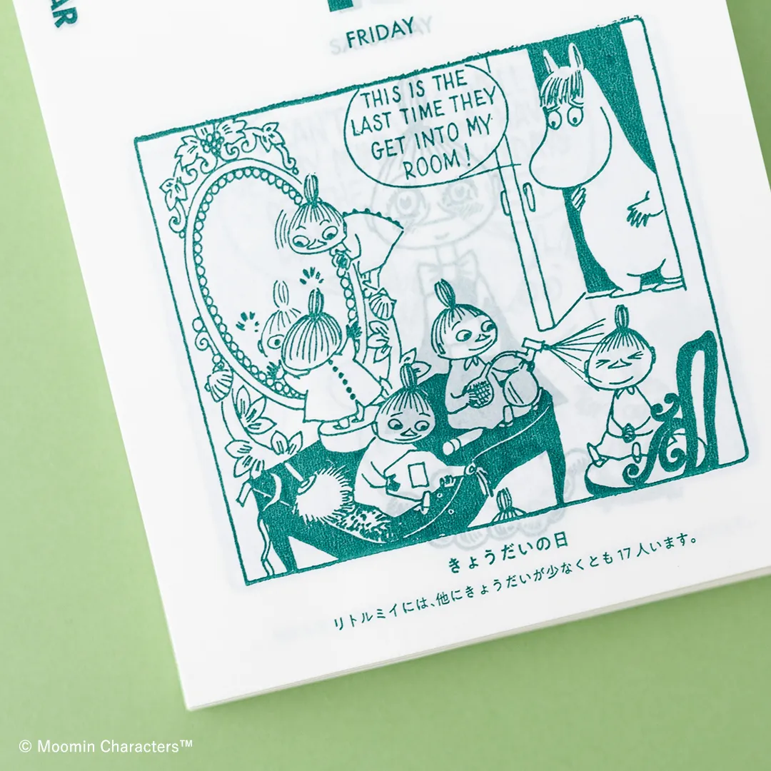 [SALE] 2026 Moomin One-day-a-page Himekuri Calendar (Regular Size) - Image 9