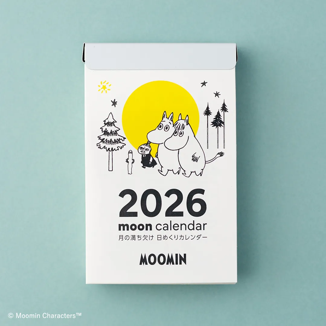 [SALE] 2026 Moomin Moon Phases Daily Flip Calendar (Mini / Desktop & Wall) - Image 12