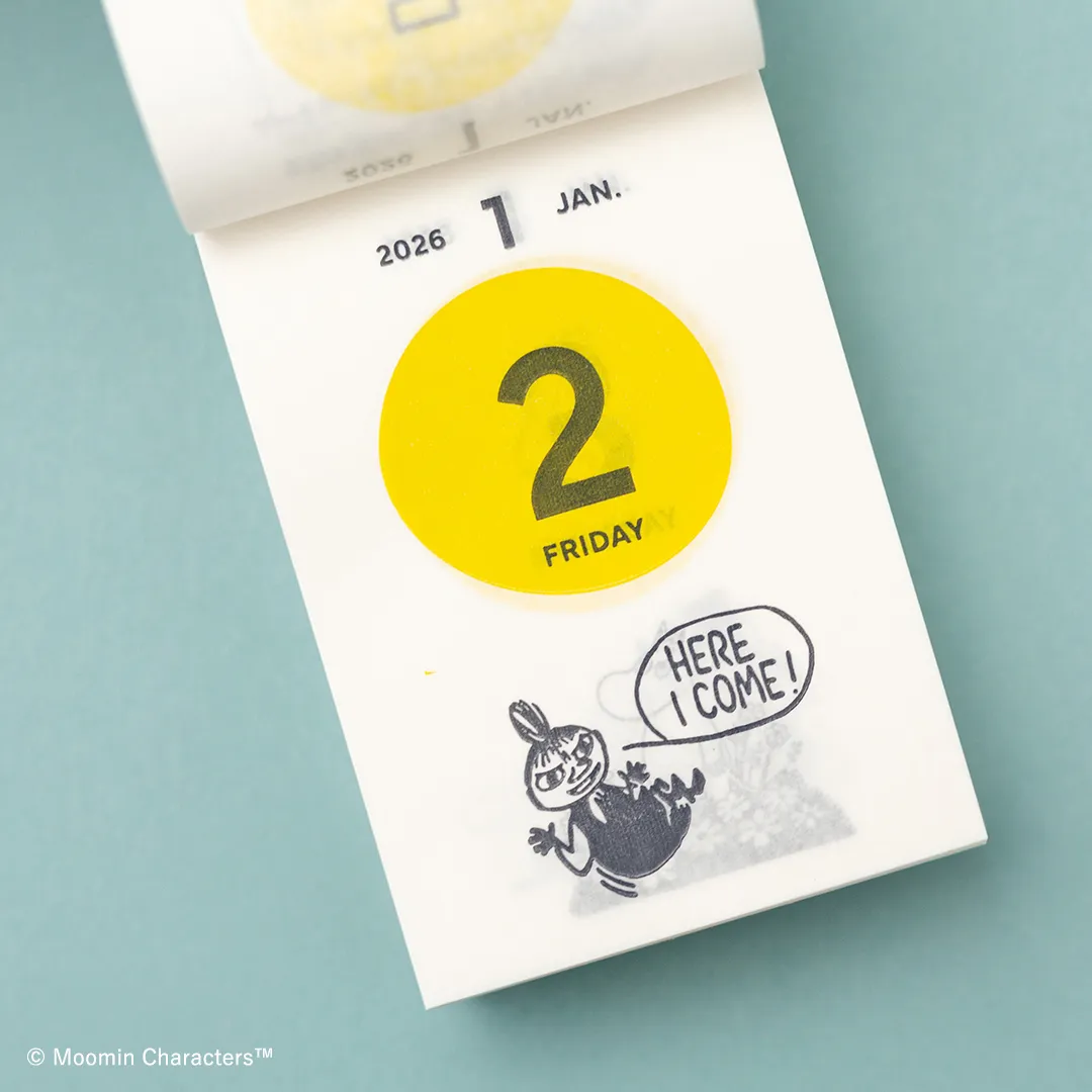 [SALE] 2026 Moomin Moon Phases Daily Flip Calendar (Mini / Desktop & Wall) - Image 5
