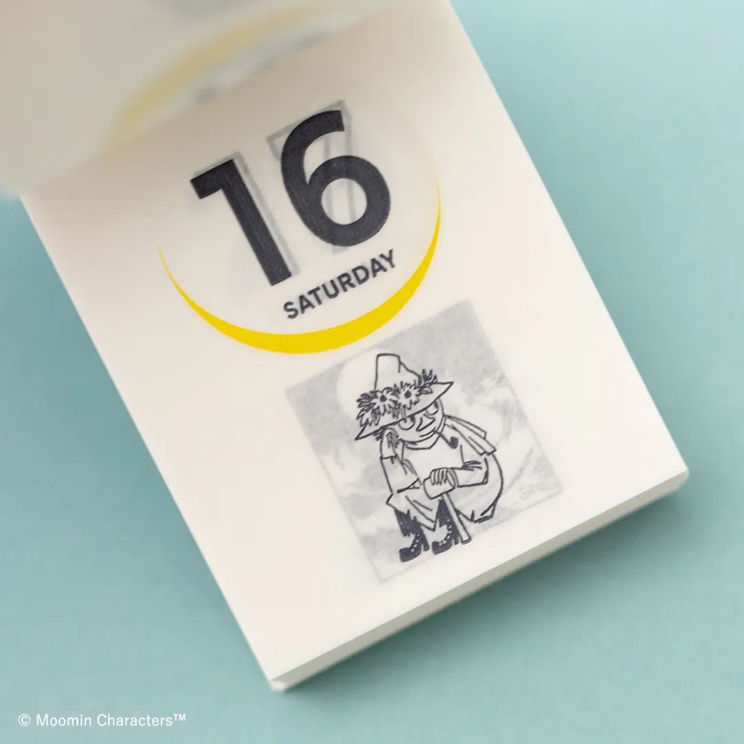 [SALE] 2026 Moomin Moon Phases Daily Flip Calendar (Mini / Desktop & Wall) - Image 9