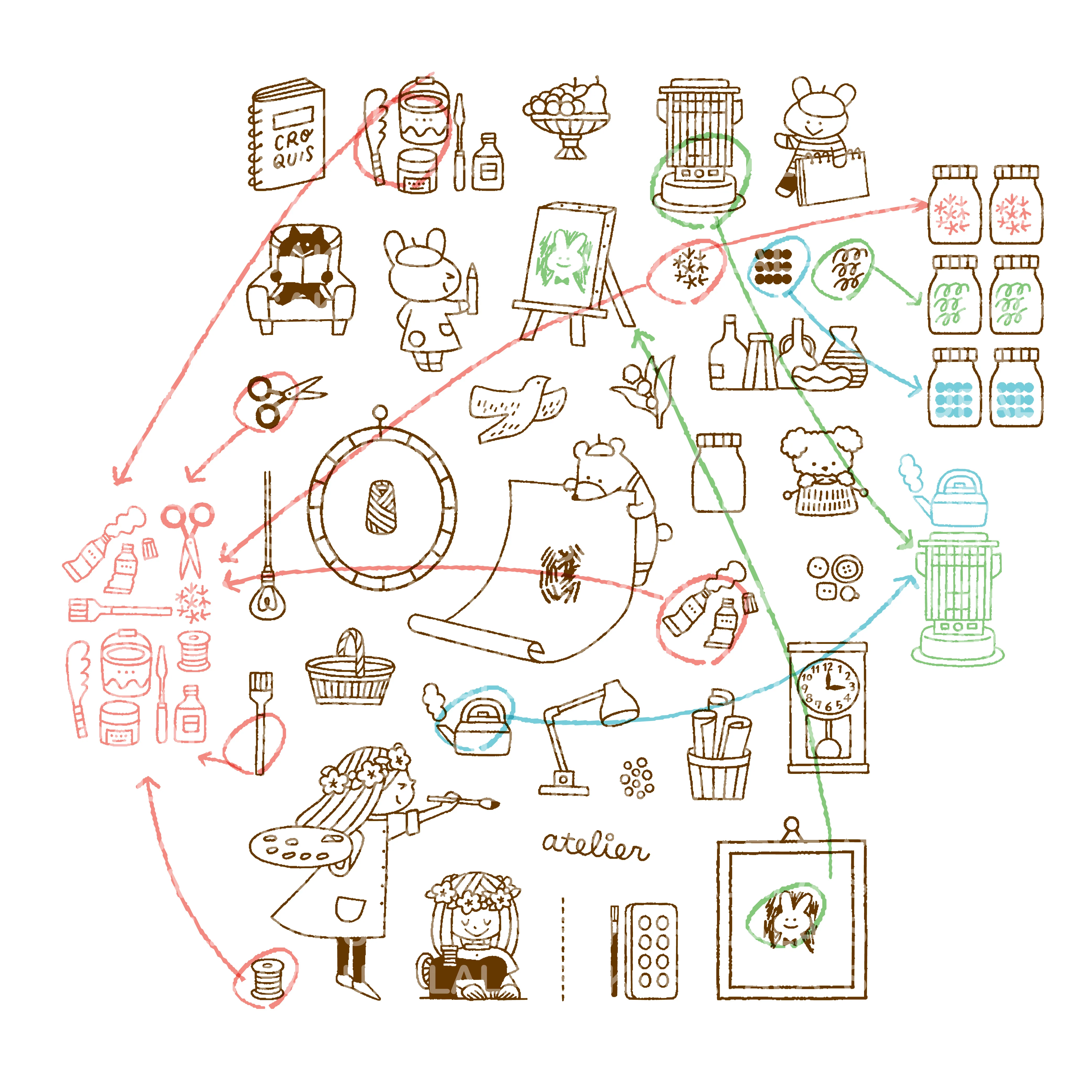 Igloo Dining 365 Clear Stamps - Atelier - Image 4