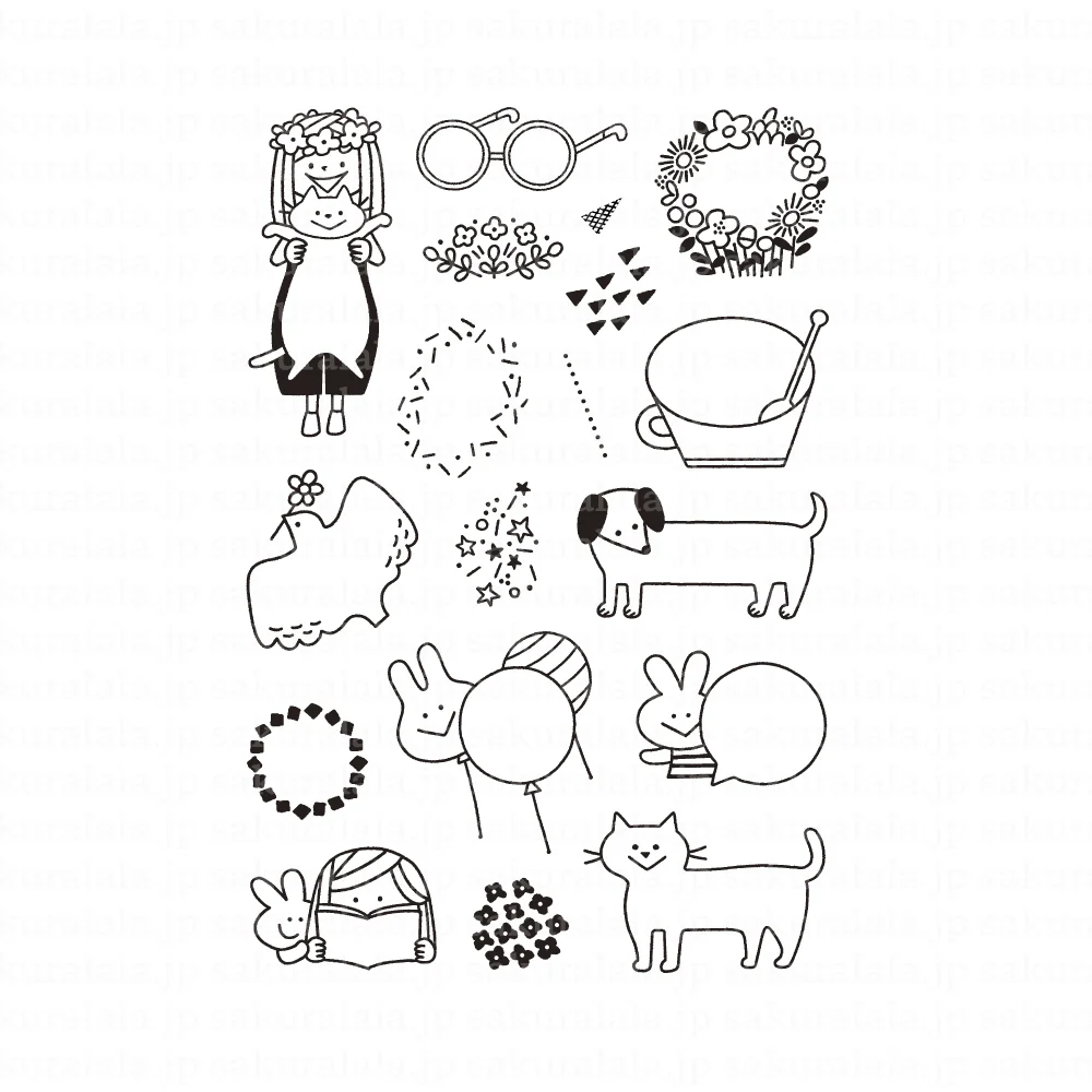 Igloo Dining 365 Clear Stamps - Frame 2 - Image 3