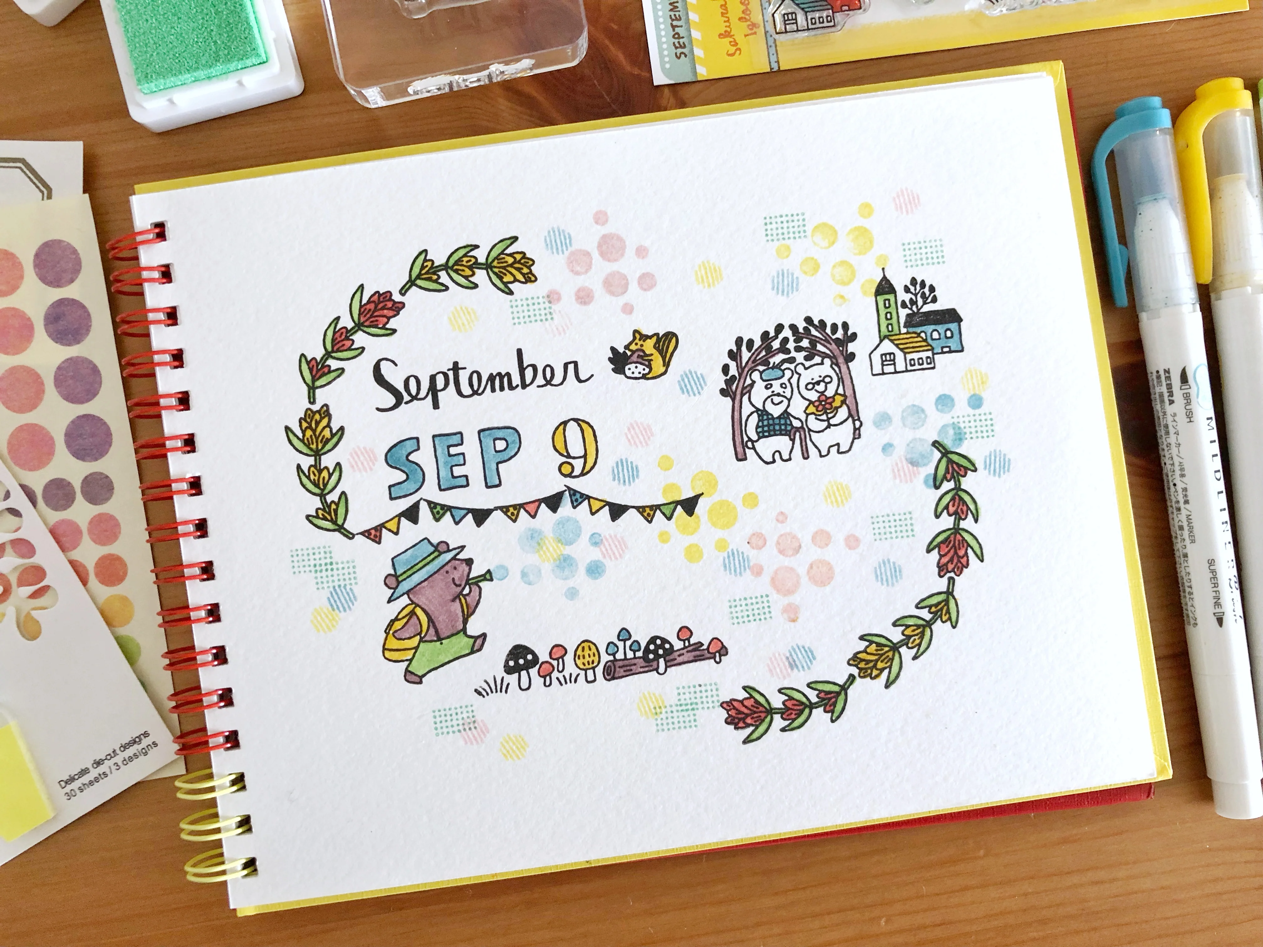 365 Clear Stamps - September (3" x 4") - Image 2