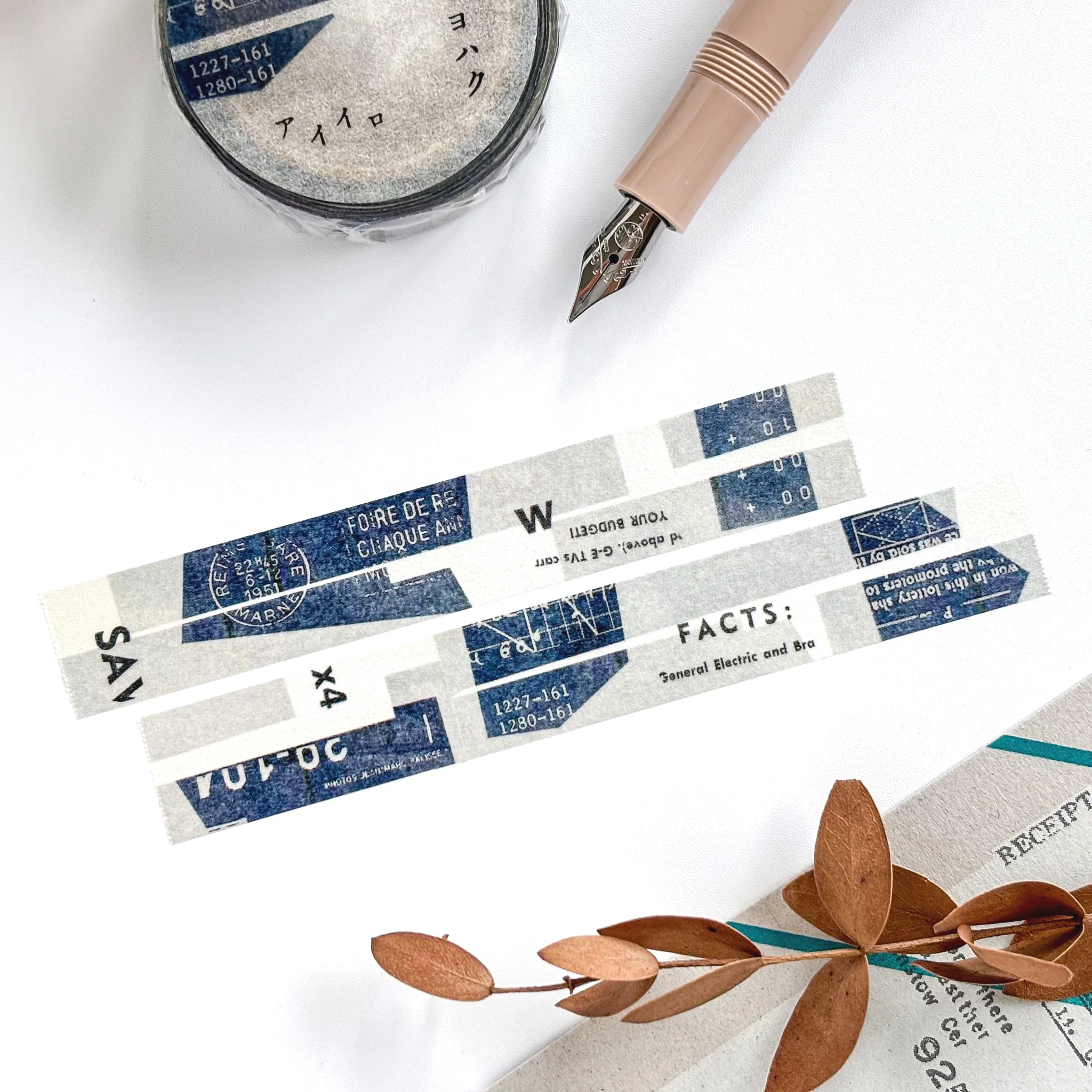 Yohaku / Washi Tape - Aiiro - Image 3