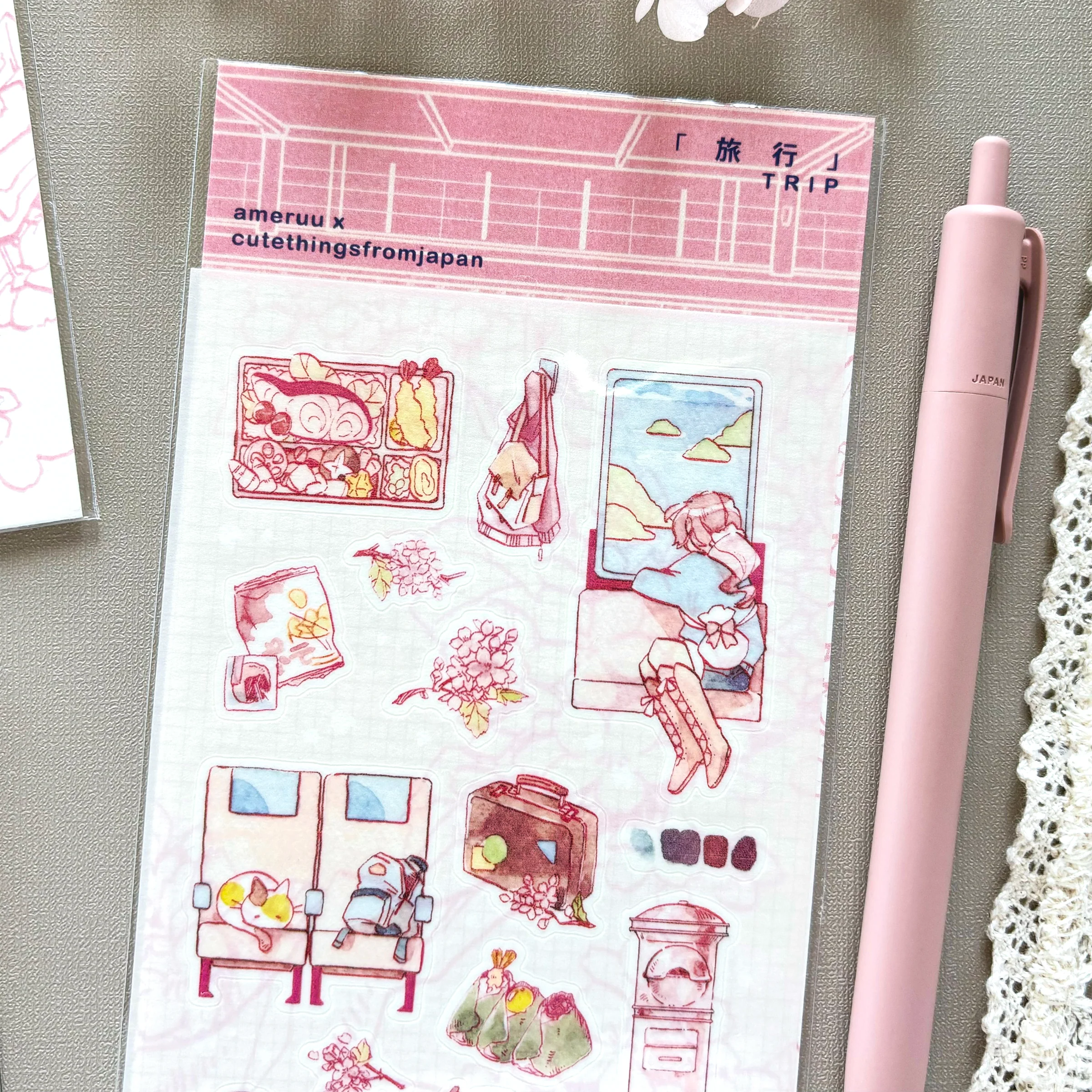 Ame x CTFJ / Stickers - Train Journey in Japan - Image 3