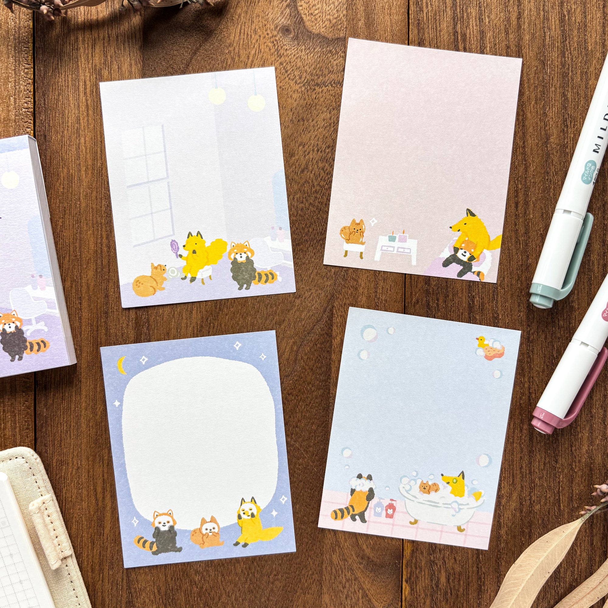 Animal Friends Memo Pad - Spa Time - Image 2