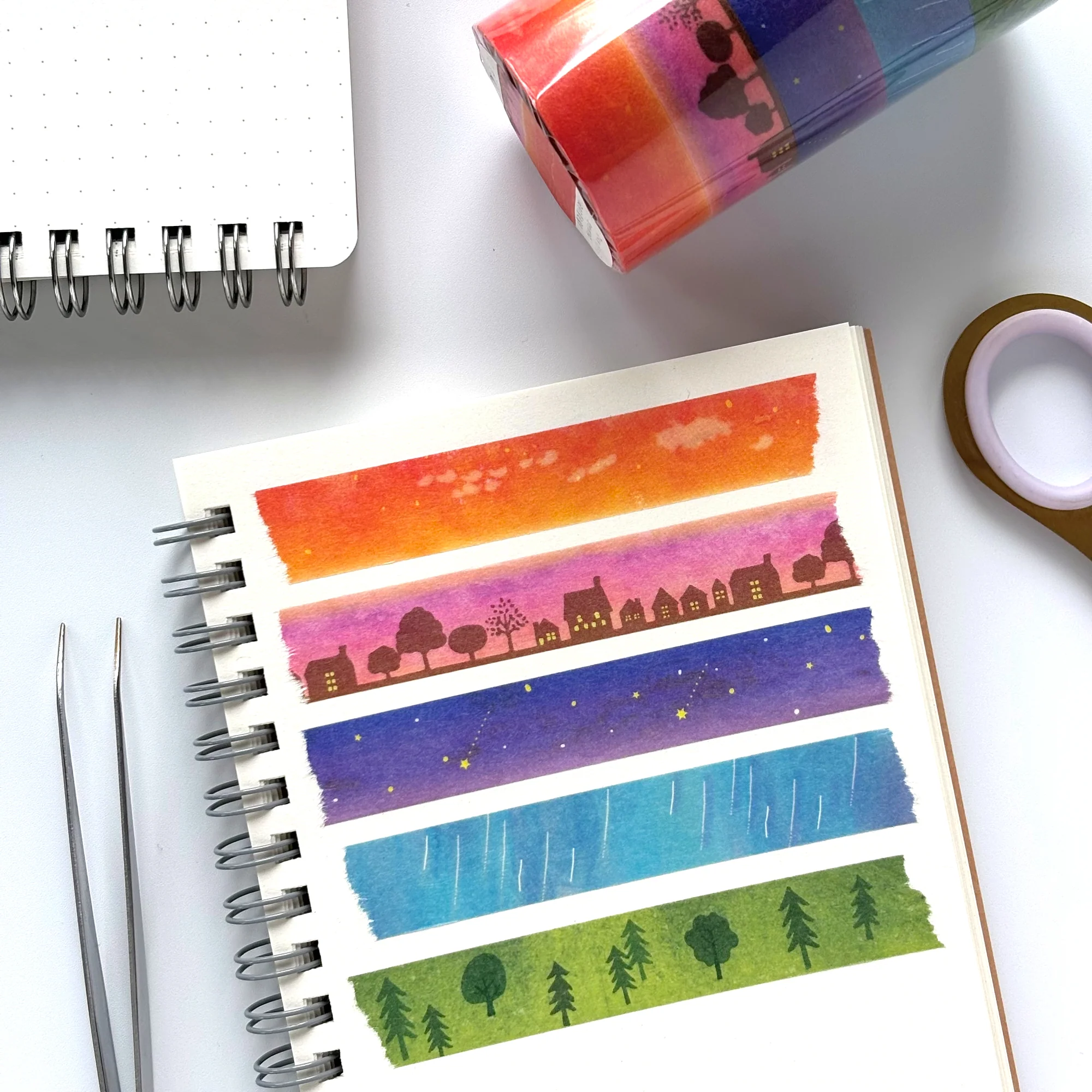 Miki Tamura / Art Washi Tape Set - Nature - Image 2