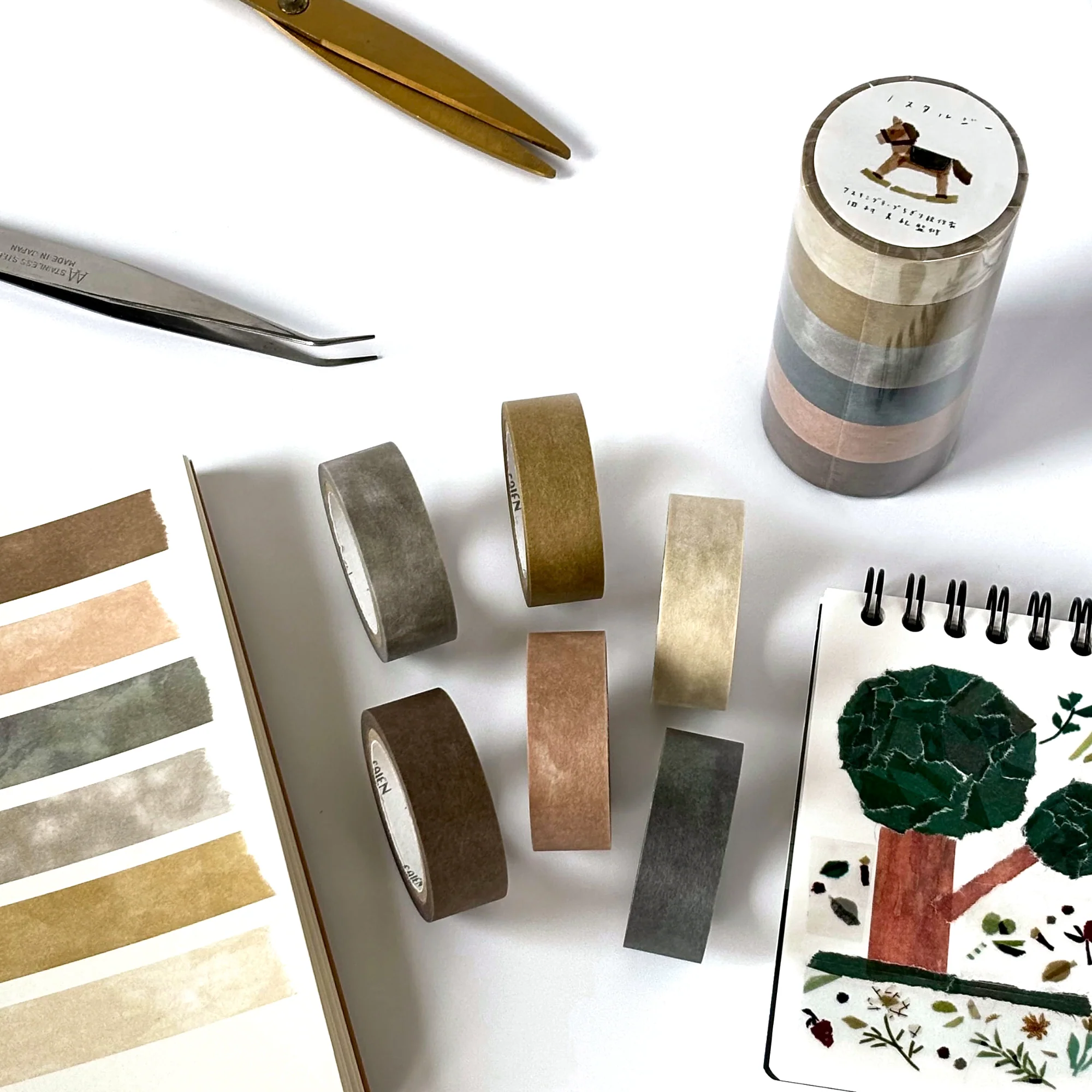 Miki Tamura / Art Washi Tape Set - Nostagia