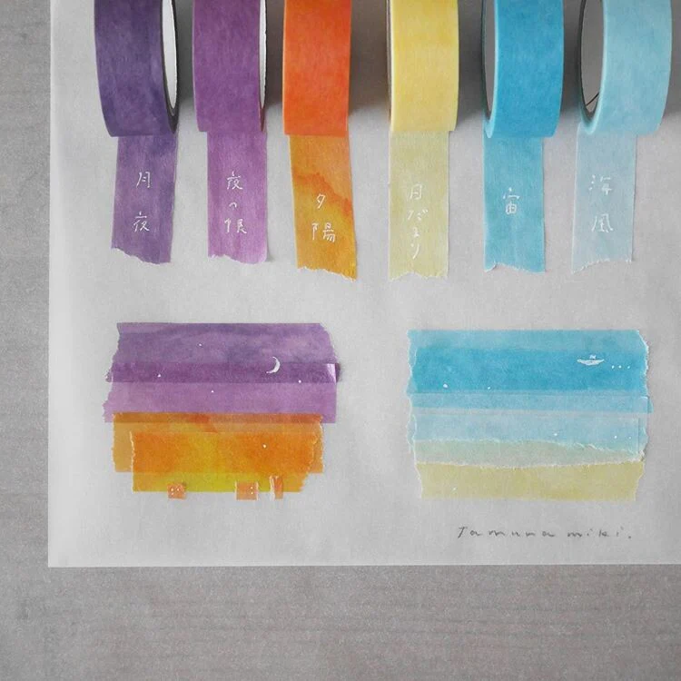 Miki Tamura / Art Washi Tape Set - Sky - Image 4