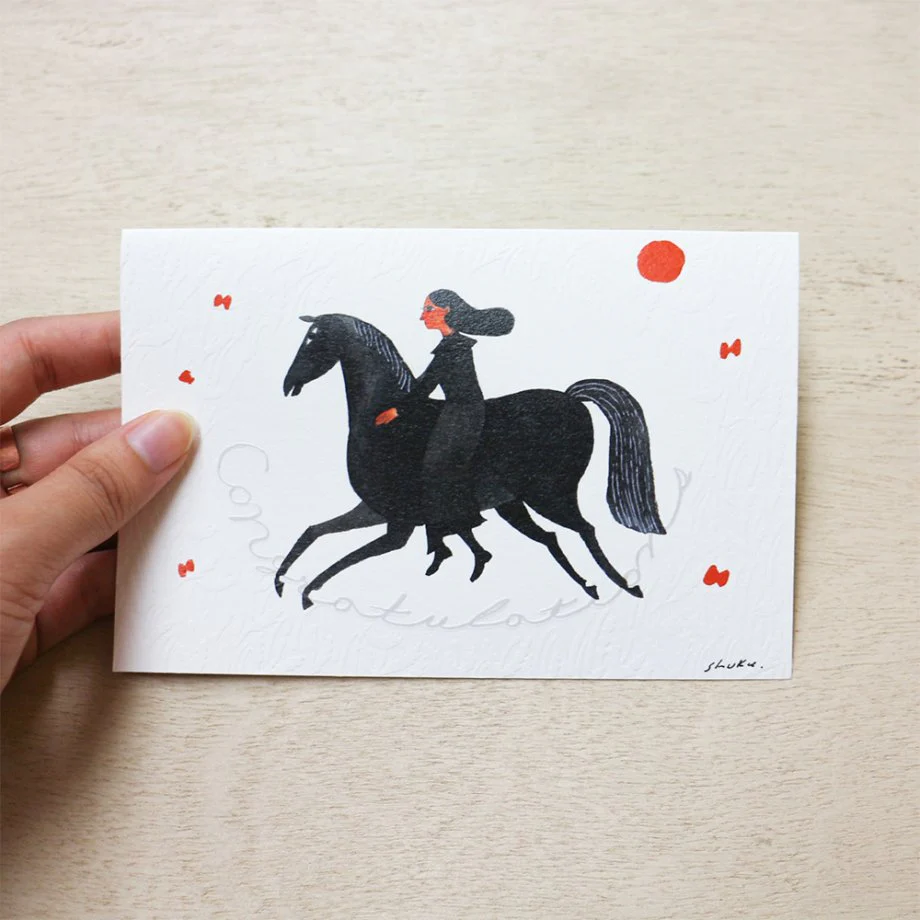 Nishi Shuku Birthday Card - Flower Garden - Image 3