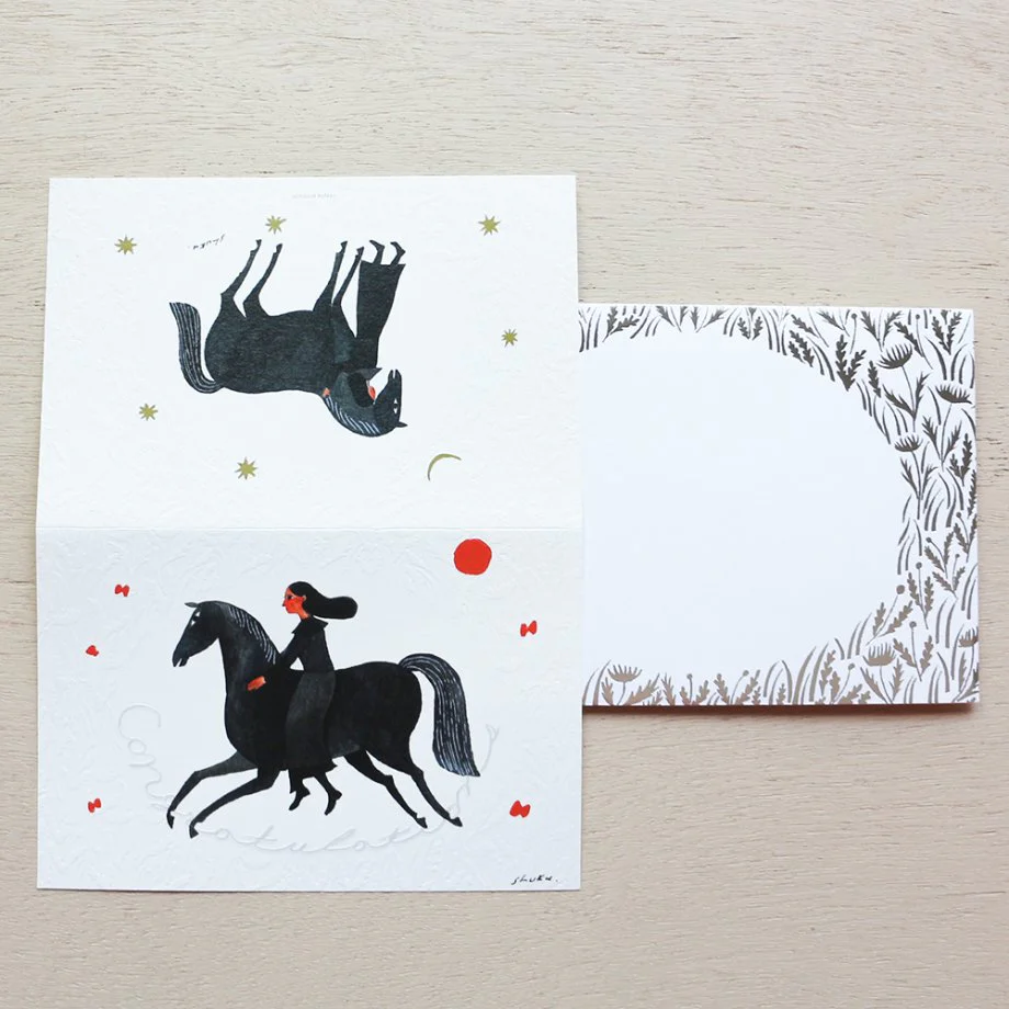 Nishi Shuku Birthday Card - Flower Garden - Image 4