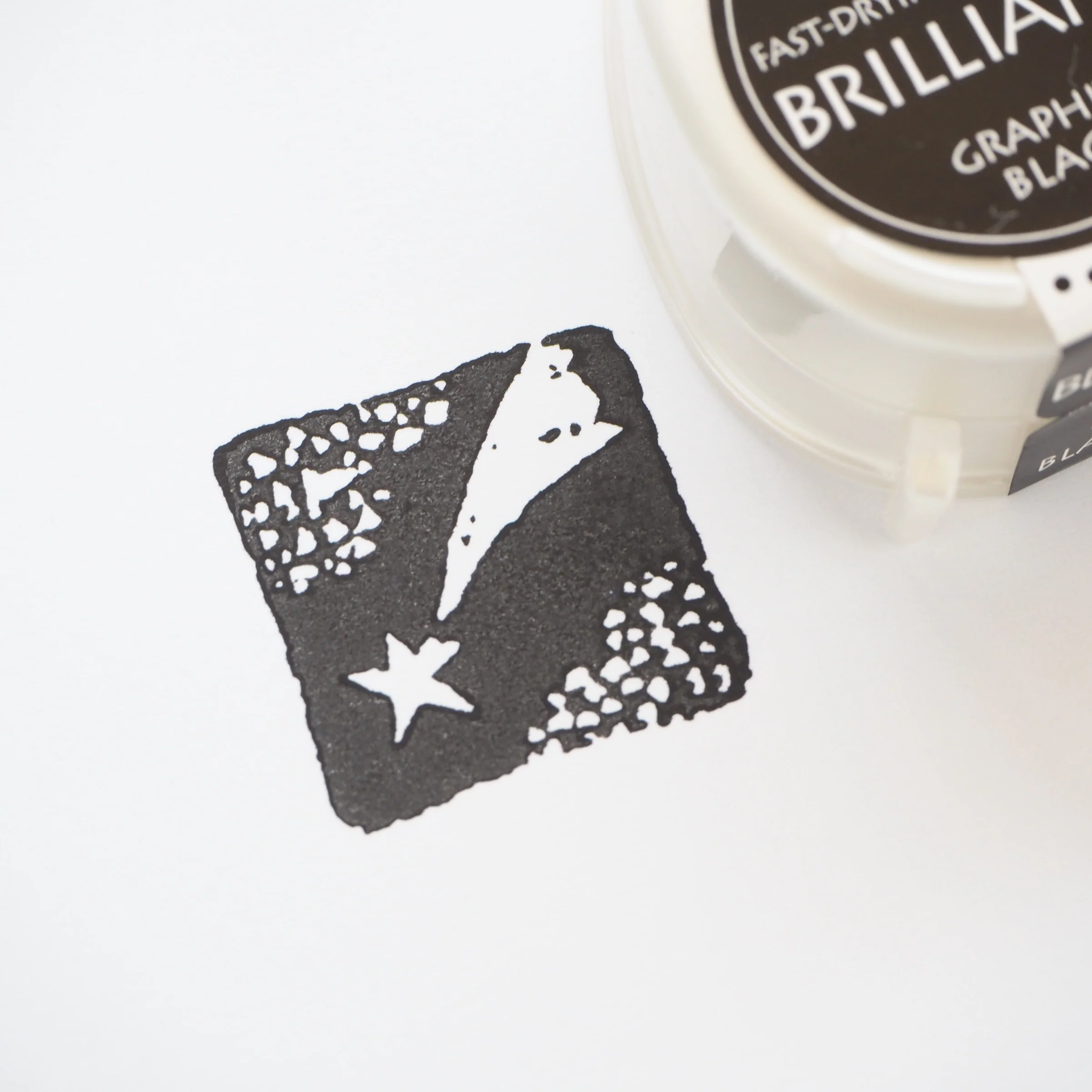 Brilliance Stamp Ink - Graphite Black - Image 2