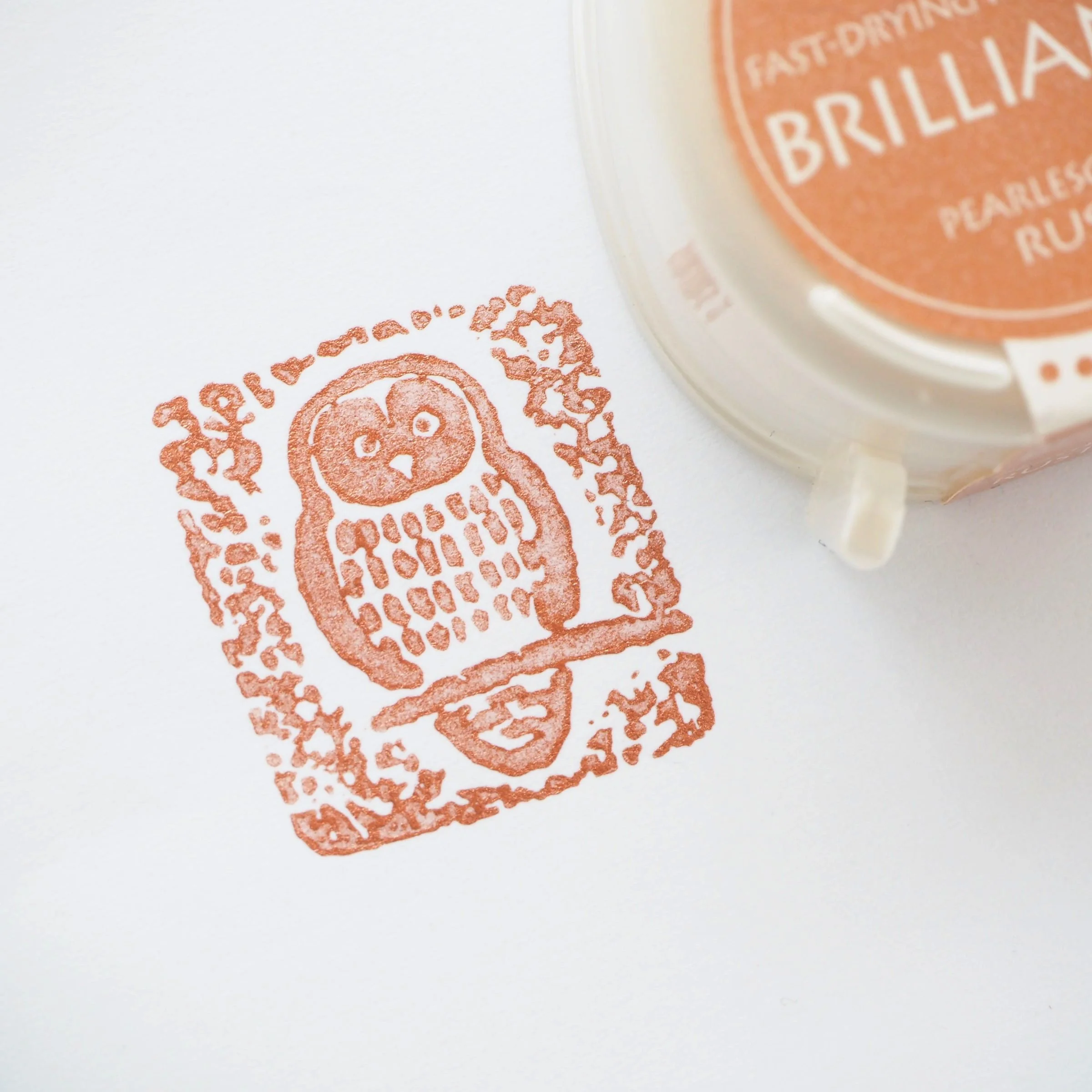 Brilliance Stamp Ink - Pearlescent Rust - Image 2