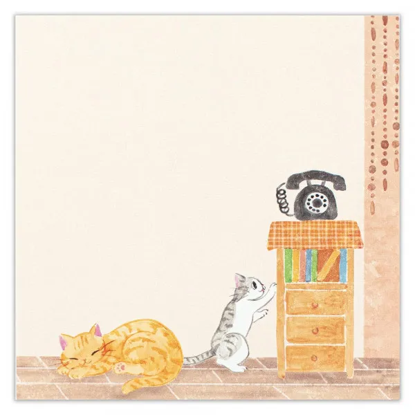 Cat Memo Pad - Cat at Home - Image 3