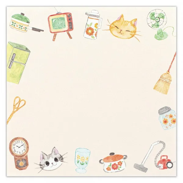 Cat Memo Pad - Cat at Home - Image 5