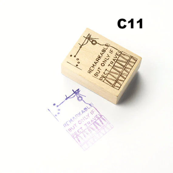 Chamil Garden Rubber Stamp - Book (C2) - Image 2