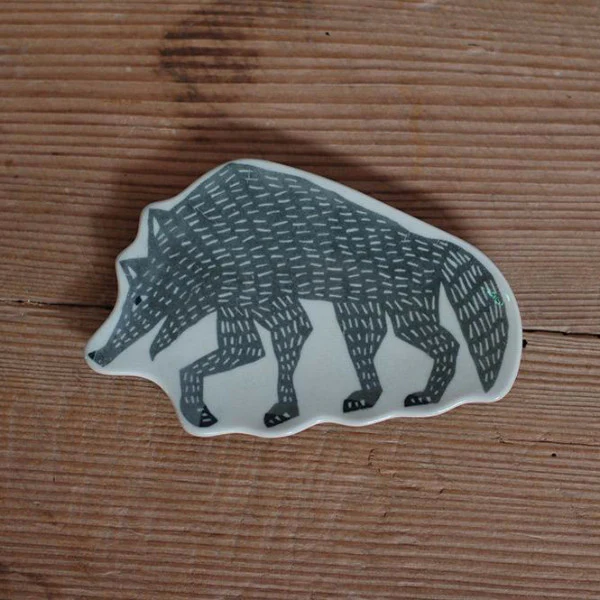 Ceramic Tray - Wolf - Image 3