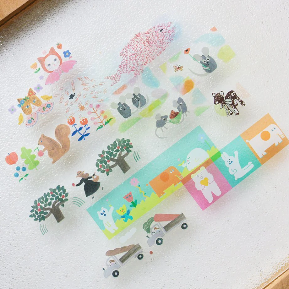 AIUEO Clear Tape - Sunny Days - Image 3