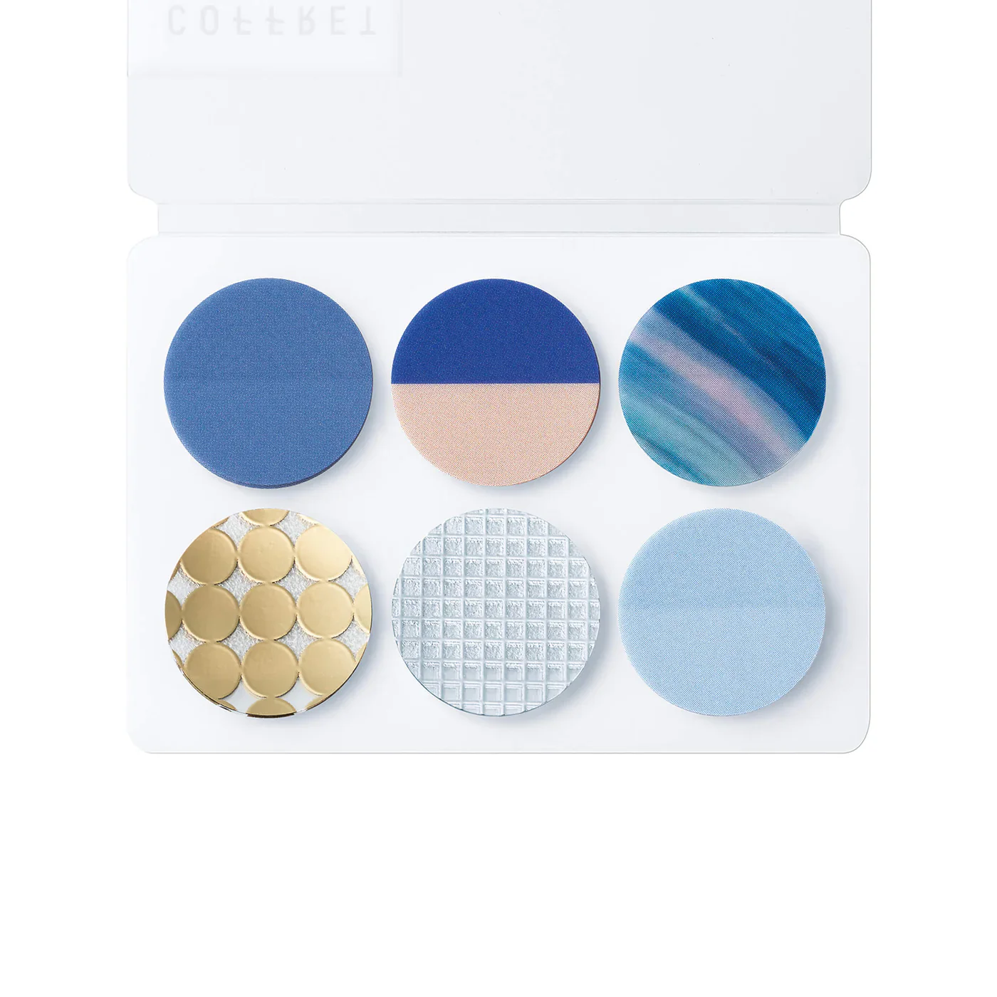 COFFRET Circle PET Stickers - Horizon Blue - Image 3