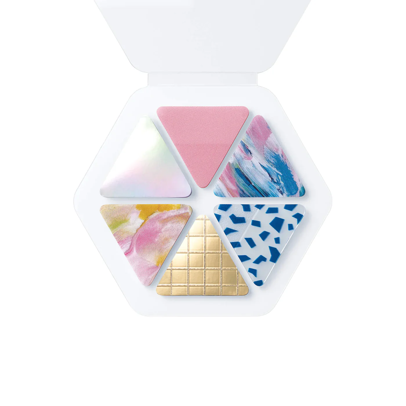 COFFRET Triangle PET Stickers - Pink Float - Image 3