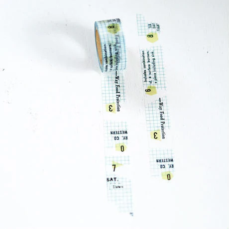 Yohaku / Washi Tape - Grid Wide - Image 3