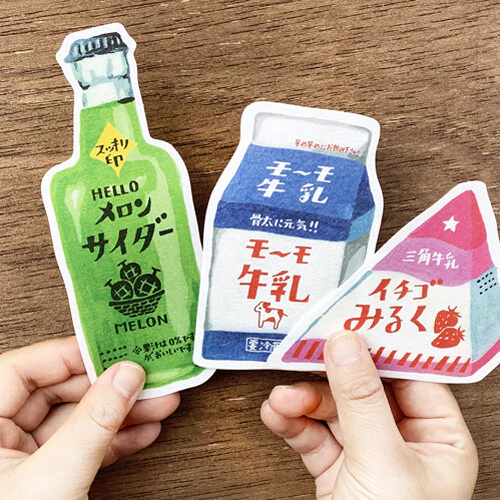 Furukawa Paper / Retro Japan Letter Set - Drinks - Image 2