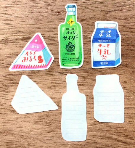 Furukawa Paper / Retro Japan Letter Set - Drinks - Image 5