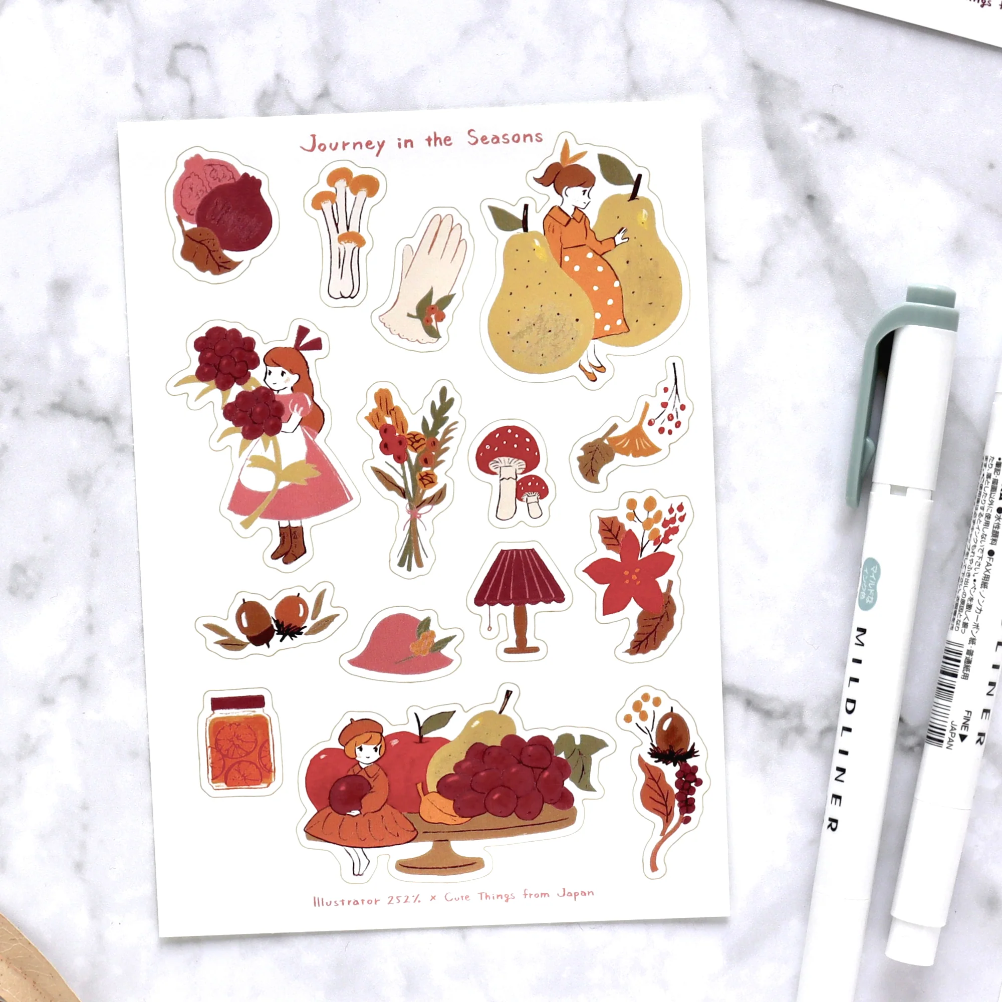 CTFJ x 252% / Stickers - Harvest - Image 2