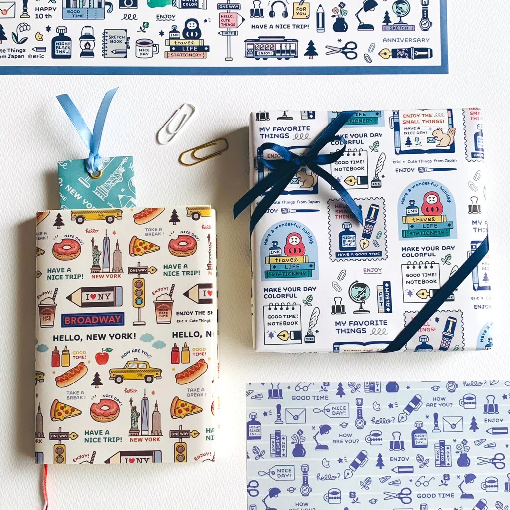 CTFJ x eric Wrapping Paper Set (5 designs) - Memory of New York - Image 2