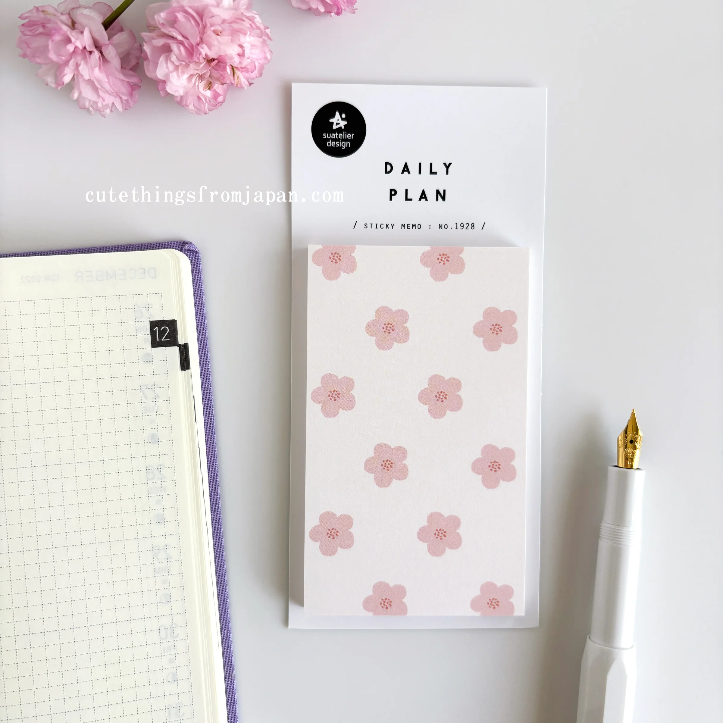 Suatelier / Daily Plan Sticky Note  - Flowers