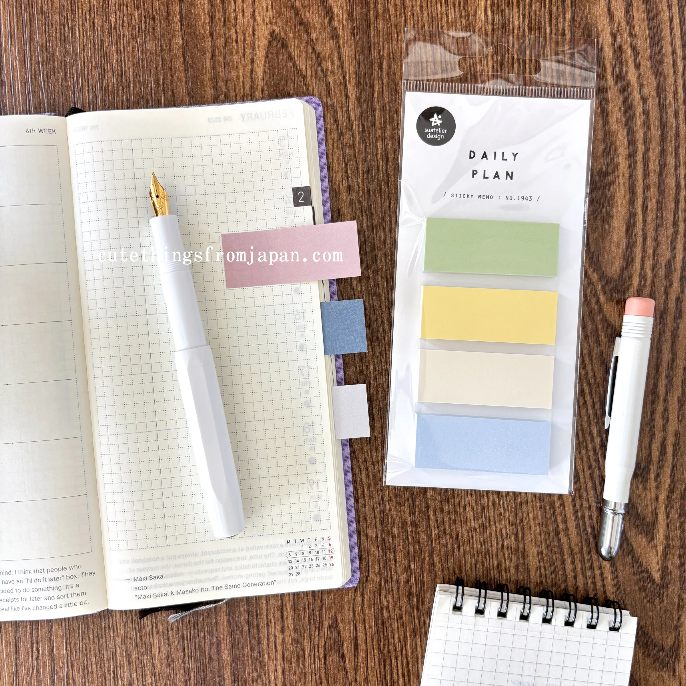 Suatelier / Daily Plan Sticky Note  - Pastel #32