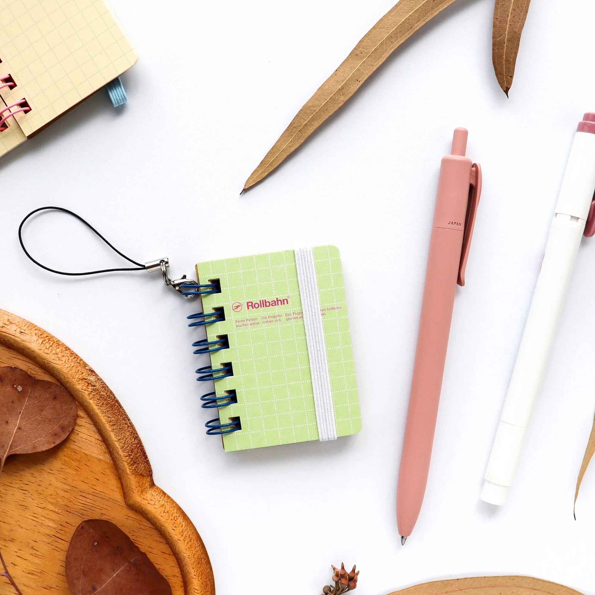 Delfonics / Rollbahn Spiral Micro Notebook - Pastel Green - Image 2