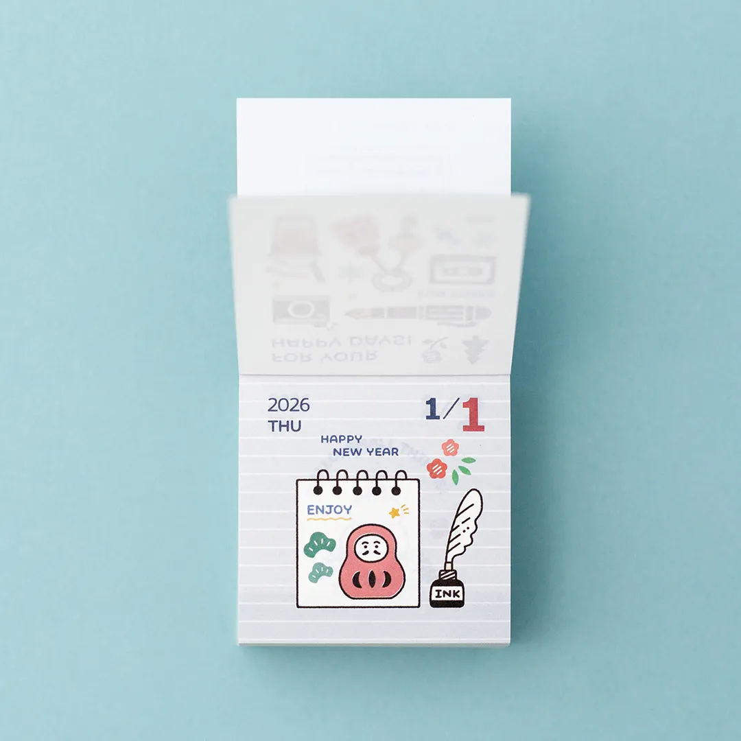 [SALE] eric / 2026 Color Mini Square Calendar - One-day-a-page - Image 6