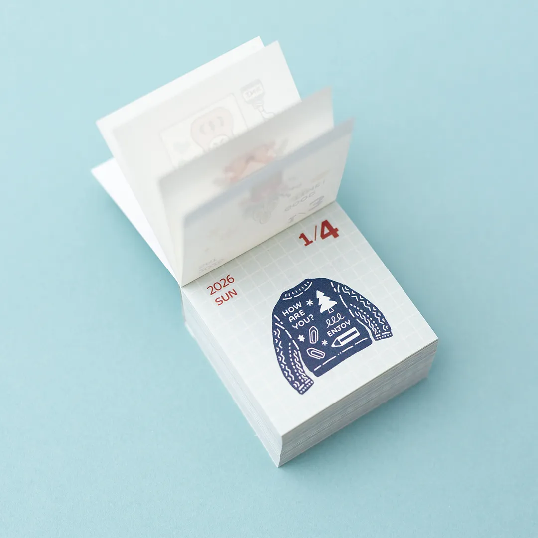[SALE] eric / 2026 Color Mini Square Calendar - One-day-a-page - Image 7