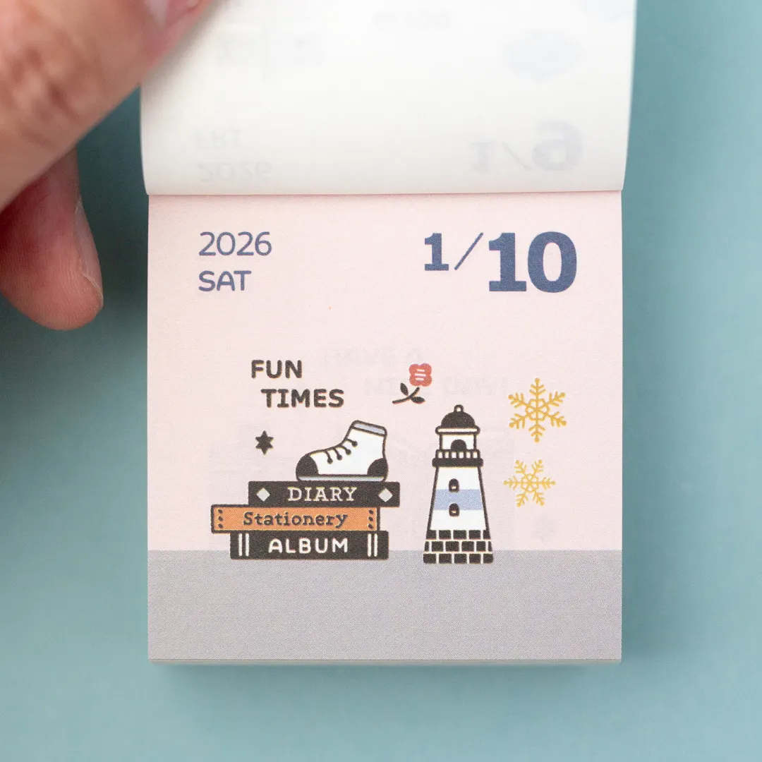 [SALE] eric / 2026 Color Mini Square Calendar - One-day-a-page - Image 8