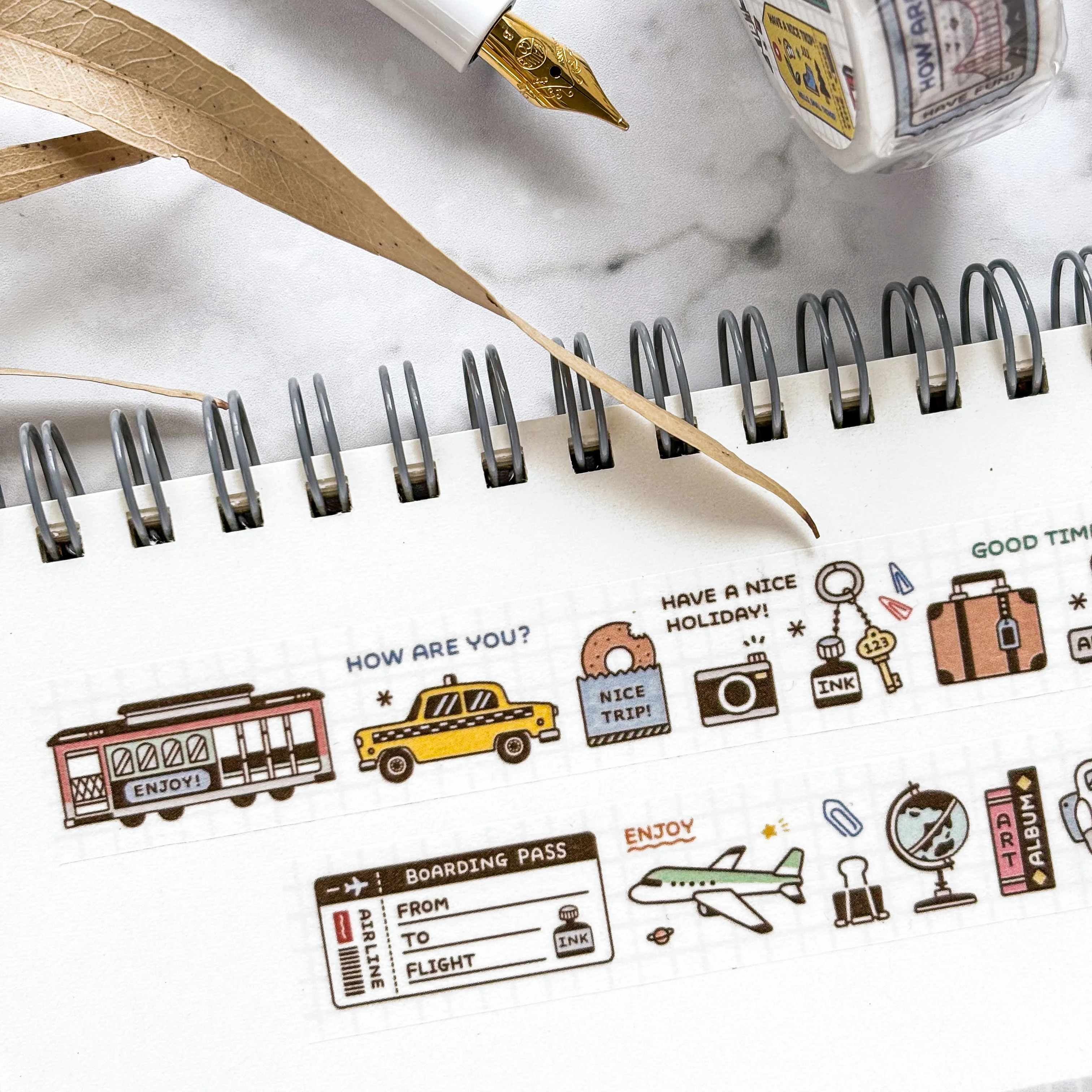 [Limited Edition] eric x CTFJ / Washi Tapes - Have a Nice Trip! - Image 2