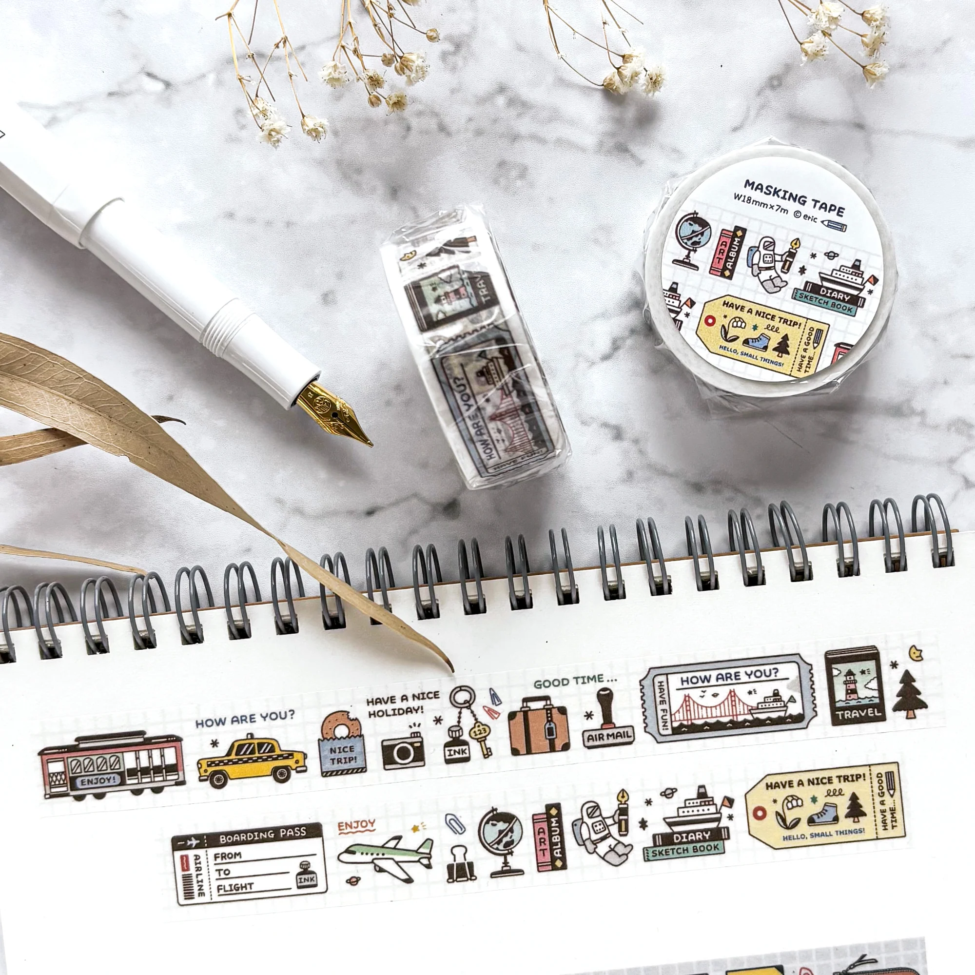 [Limited Edition] eric x CTFJ / Washi Tapes - Have a Nice Trip! - Image 4