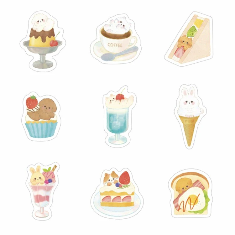 Yoko / Flake Stickers - Animal Cafe - Image 2
