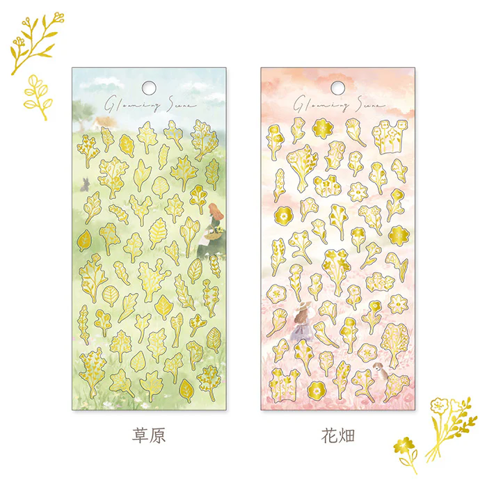 Gleaming Scene Stickers - Flowers - Image 3