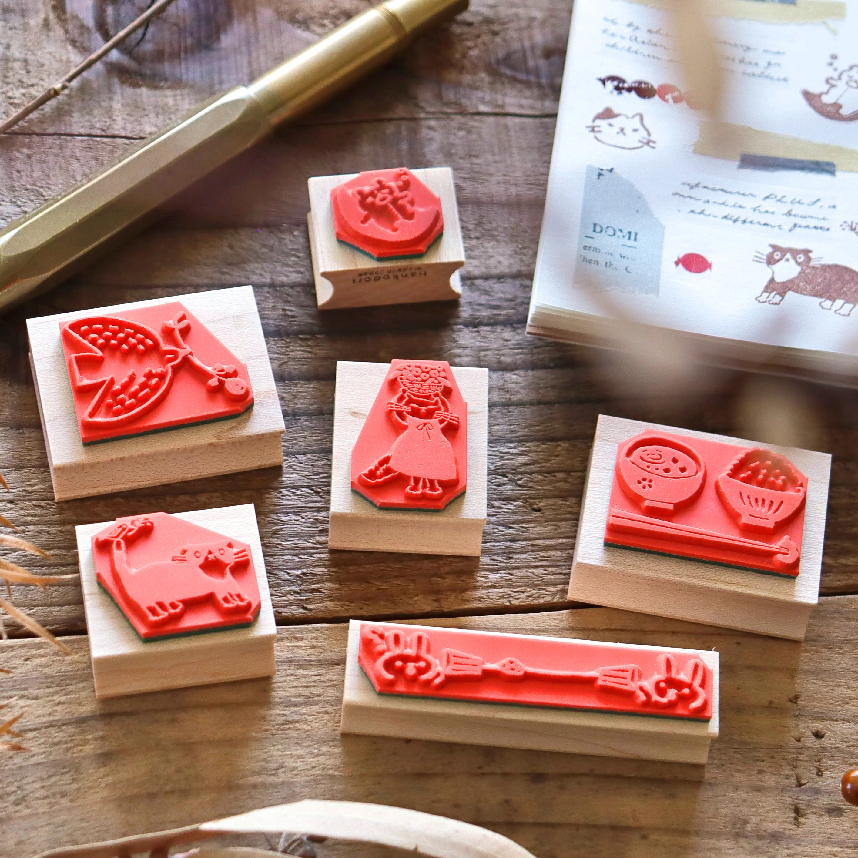 Hankodori / Rubber Stamp - Sleeping Bear - Image 3