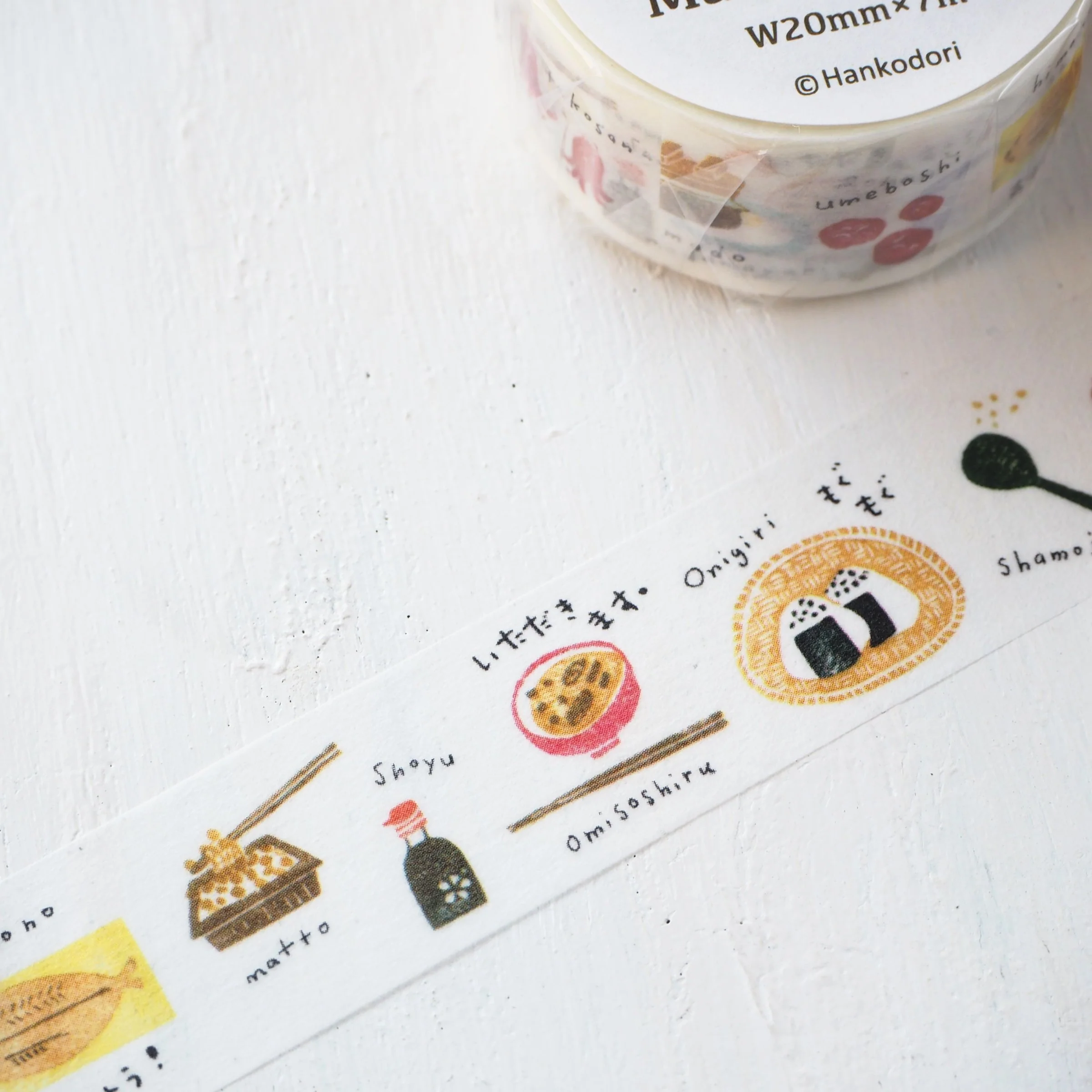 Hankodori Washi Tape - Japanese Breakfast - Image 2