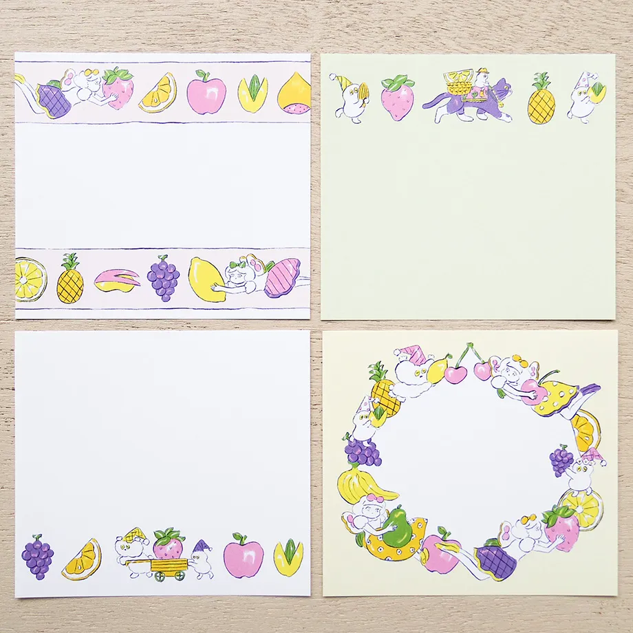 Heisuke Kitazawa / Square Memo Pad - Fruits - Image 3