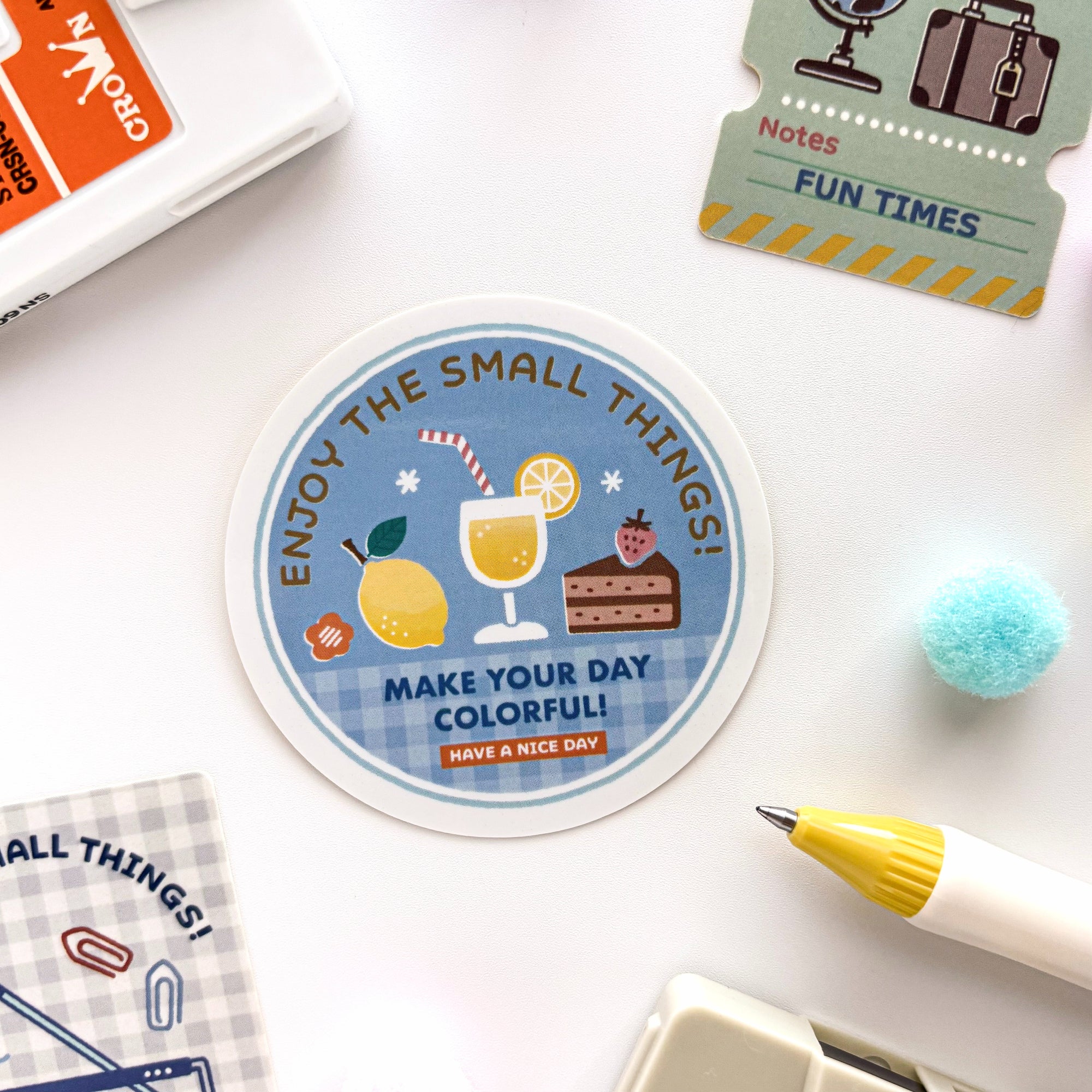 Hello, Harajuku! Limited Edition / eric / Vinyl Sticker - Enjoy the small things - Image 2