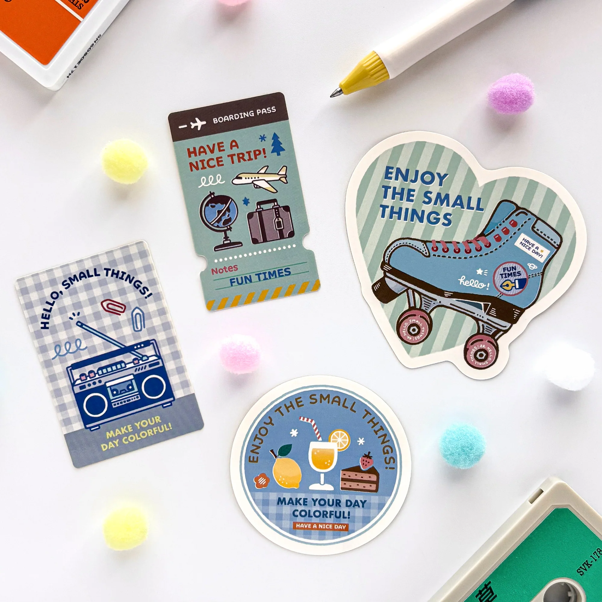 Hello, Harajuku! Limited Edition / eric / Vinyl Sticker - Enjoy the small things - Image 3