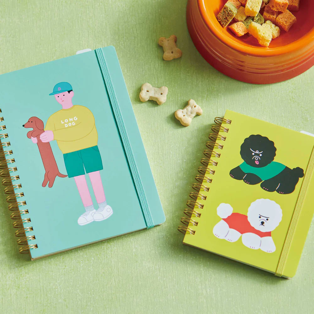 HITOTOKI / Passport Size Notebook - Dog - Image 5