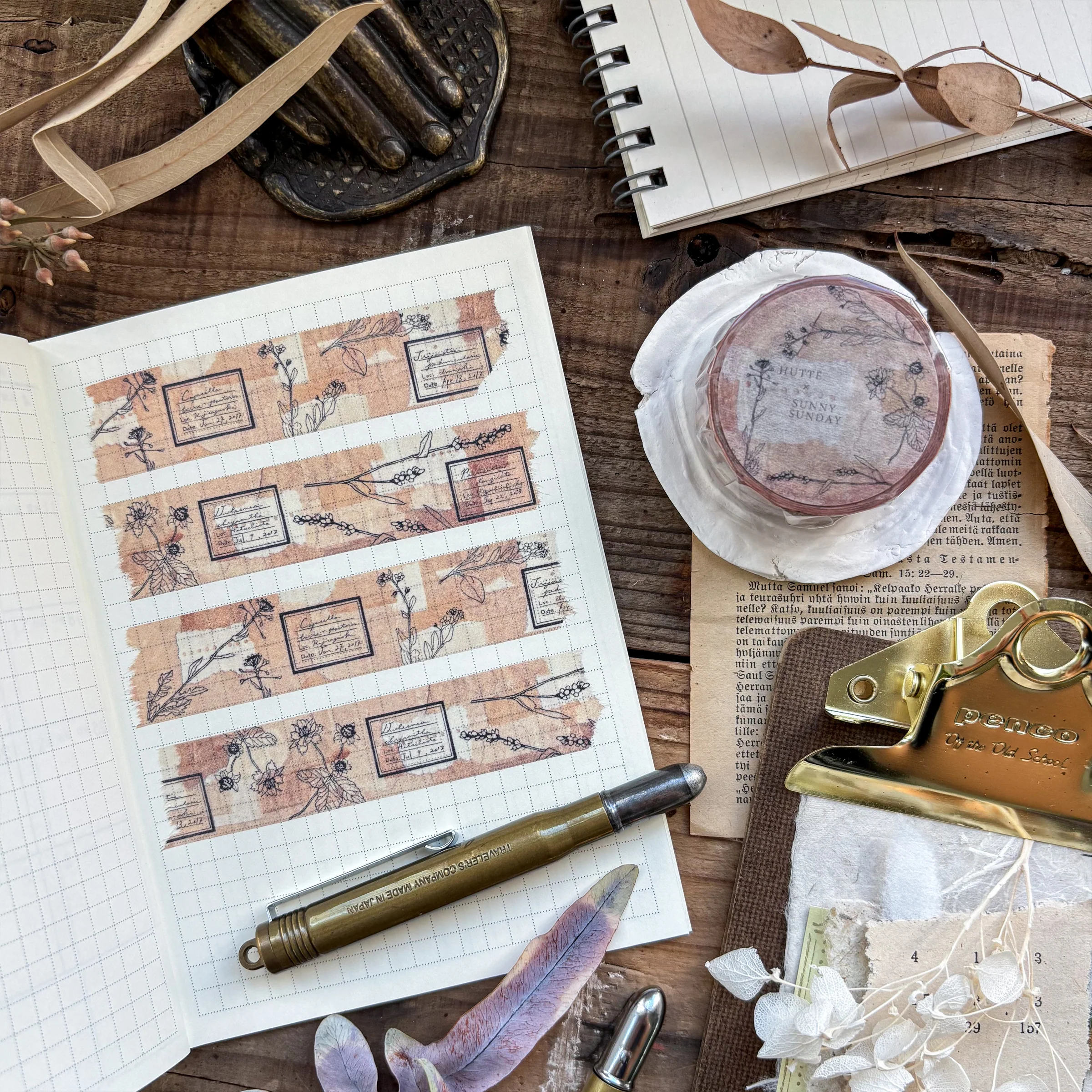 HUTTE Washi Tape - Botanical - Image 3