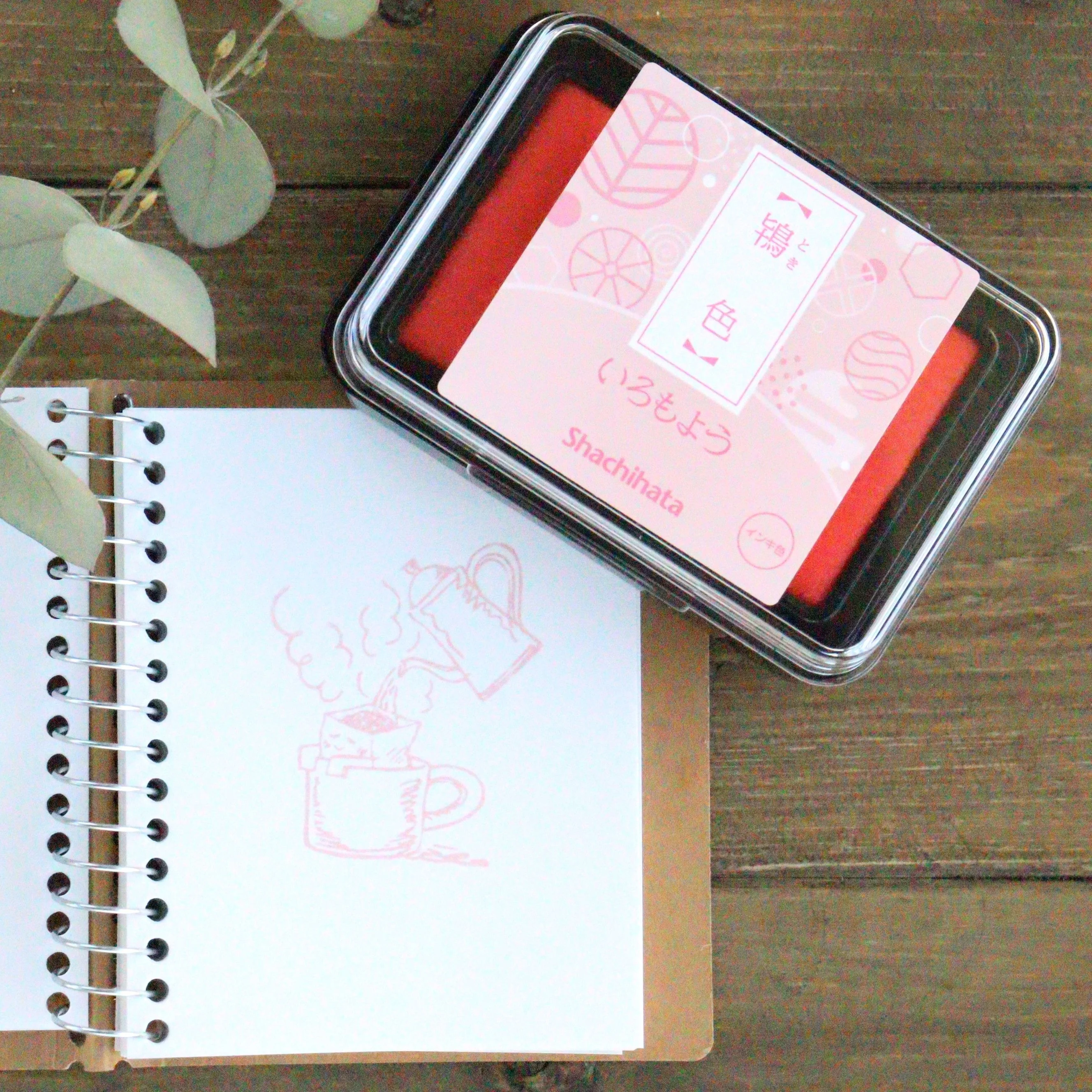 Iromoyo Stamp Ink - 鴇色 (Light Pink) - Image 2